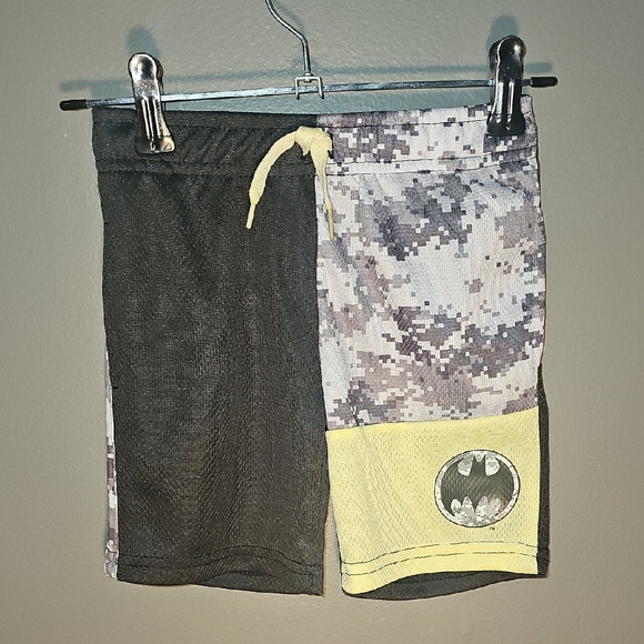 Batman Black and Gray Athletic Shorts - Picture 1 of 3